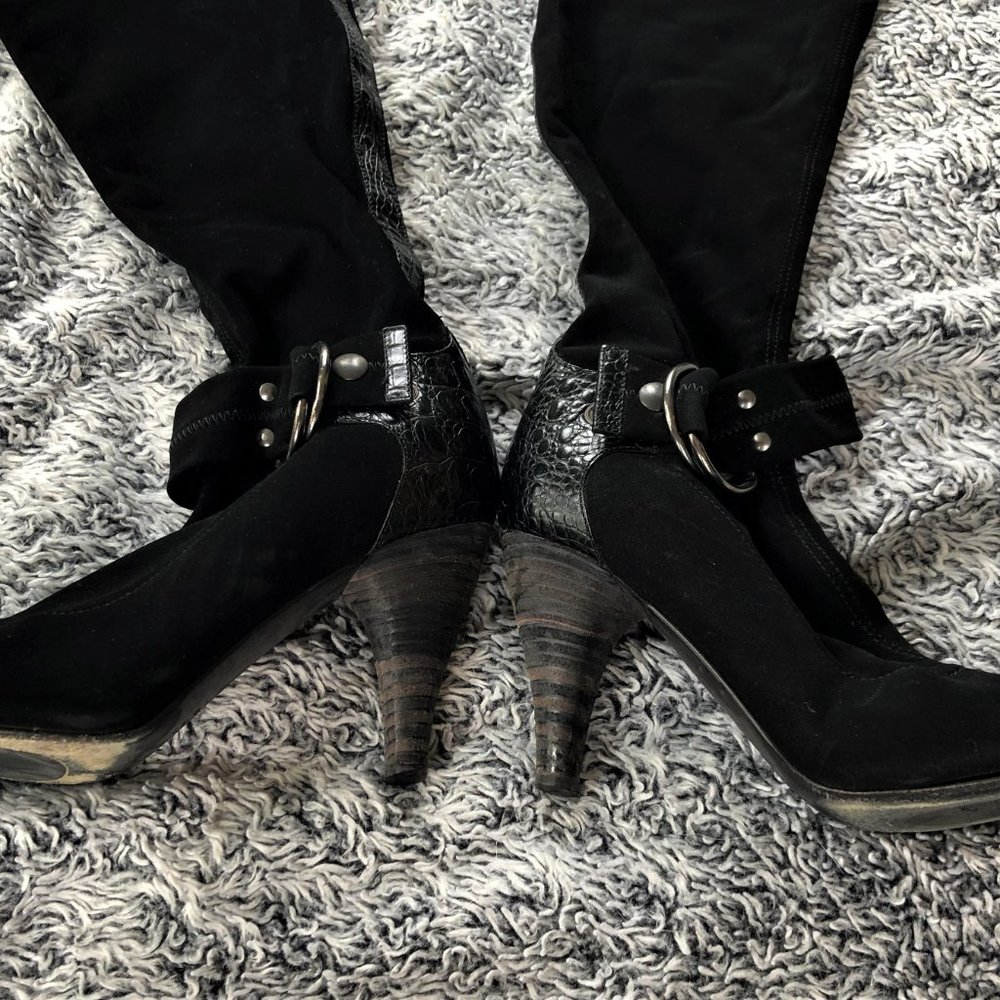 Donald J. Pliner Suede Boots -Vero Cuoio - Picture 5 of 9